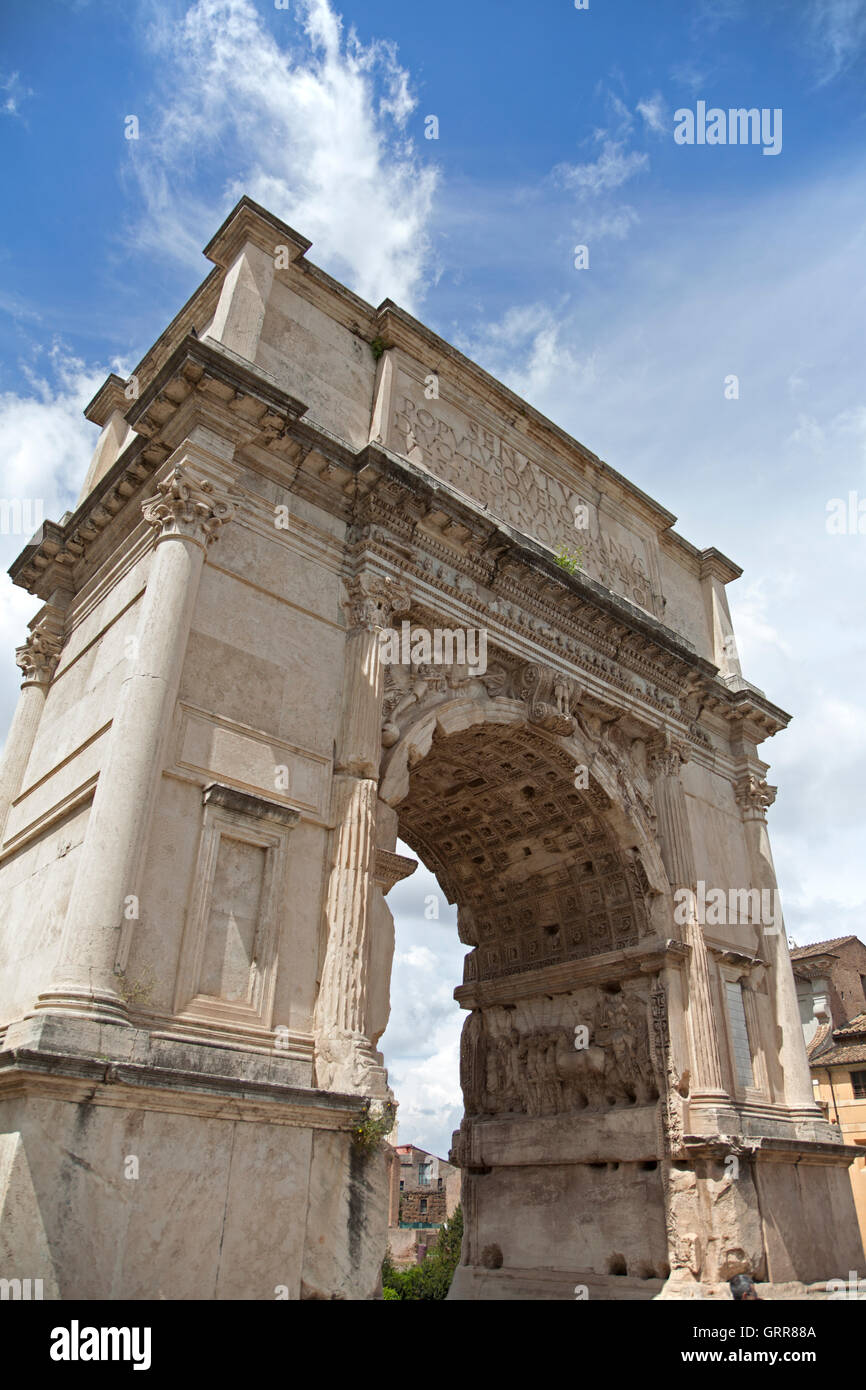 Roman forum rome reconstruction hi-res stock photography and images - Alamy