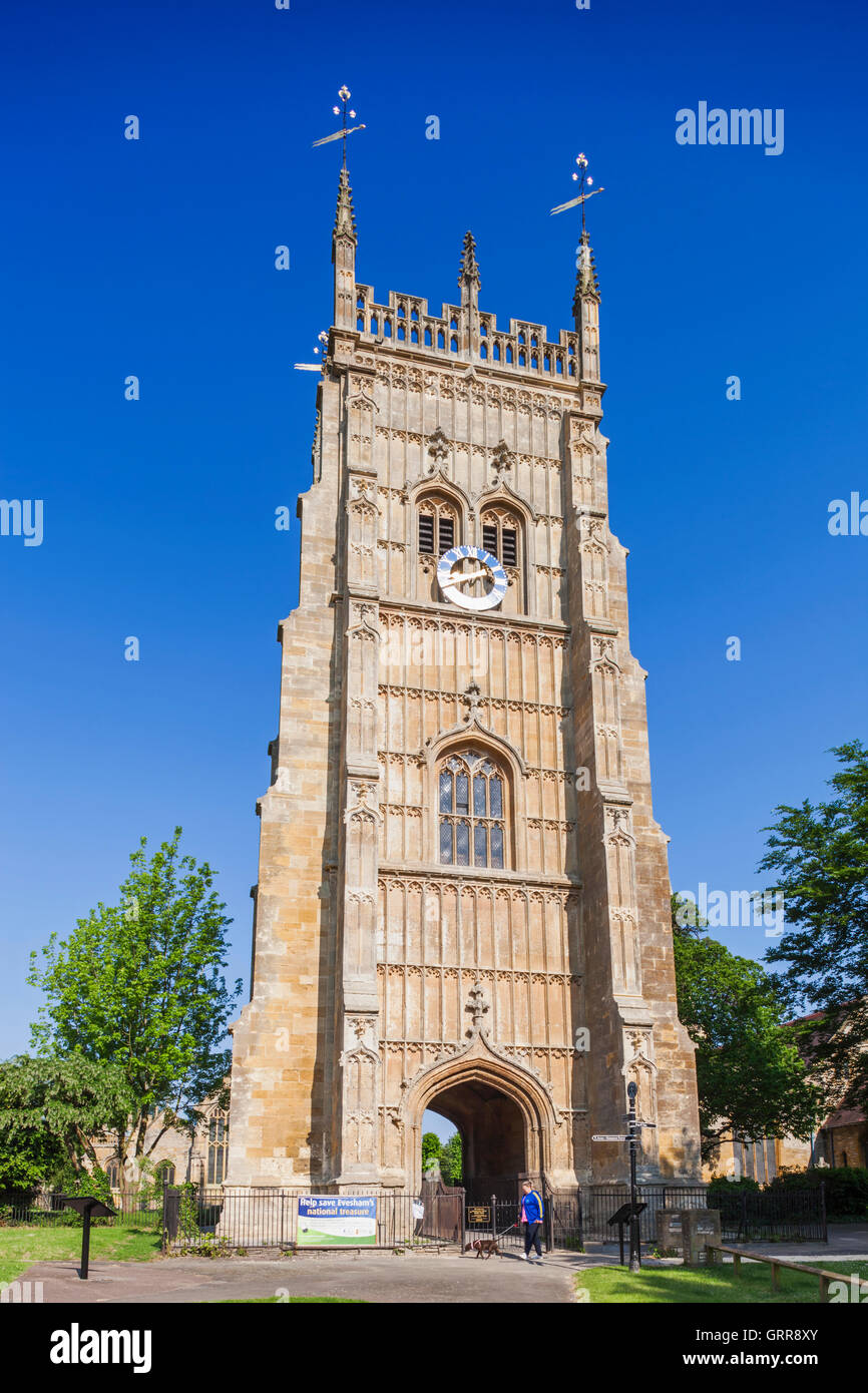 England, Worcestershire, Cotswolds, Evesham, Evesham Abbey, Abbey Bell ...