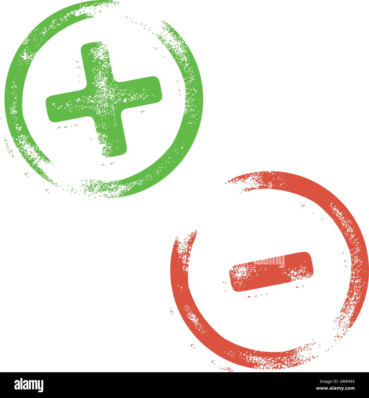 Plus and minus sign Cut Out Stock Images & Pictures - Alamy