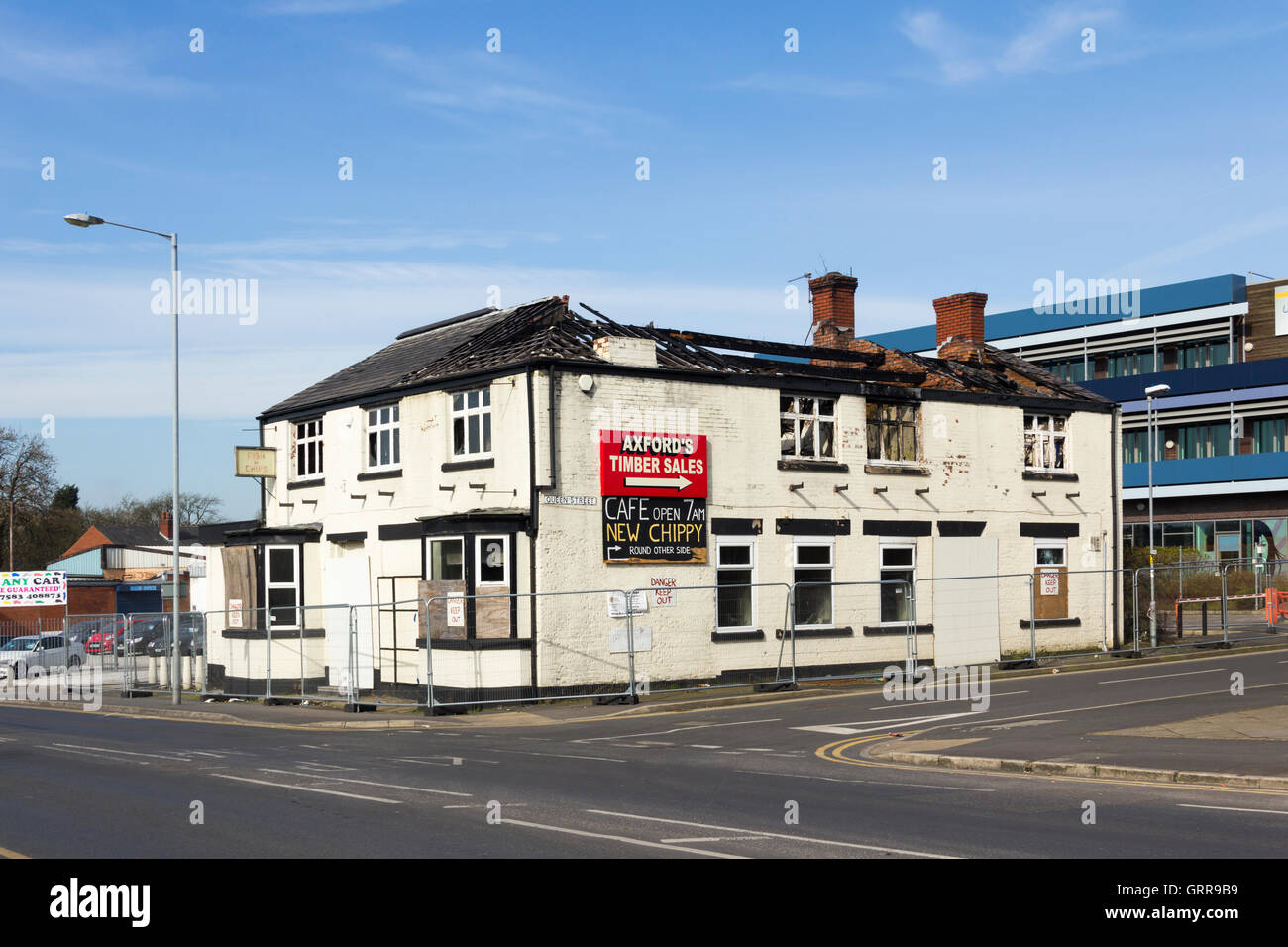 AJ's Cafe, formerly Busters and before that the White Hart pub on