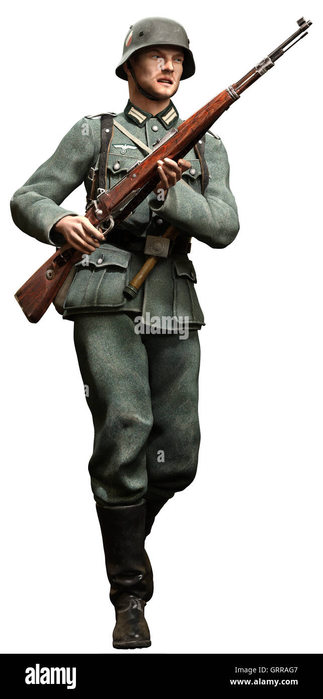 German soldier Stock Photo