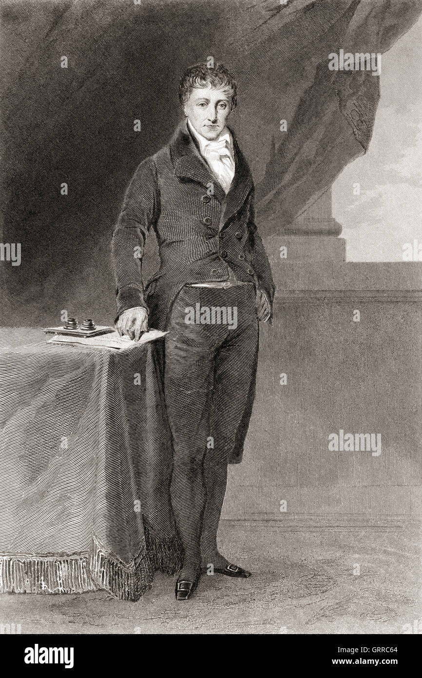 Lazare Nicolas Marguerite, Comte Carnot, 1753 – 1823.  French politician, engineer, freemason and mathematician. Stock Photo