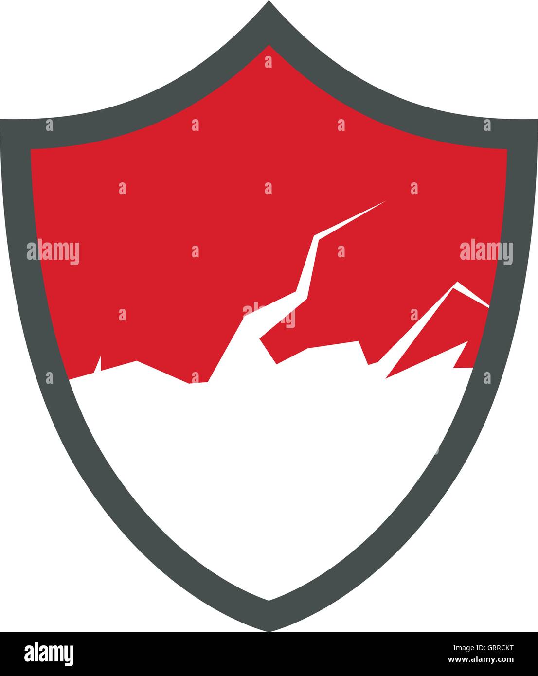 shield badge protection label security icon. Vector graphic Stock ...