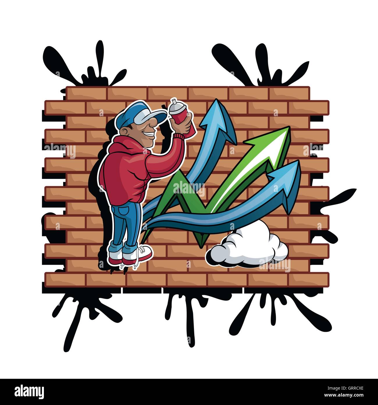 urban-art-and-graffiti-design-stock-vector-image-art-alamy