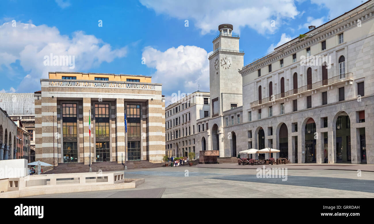 Piazza della Vittoria square in the