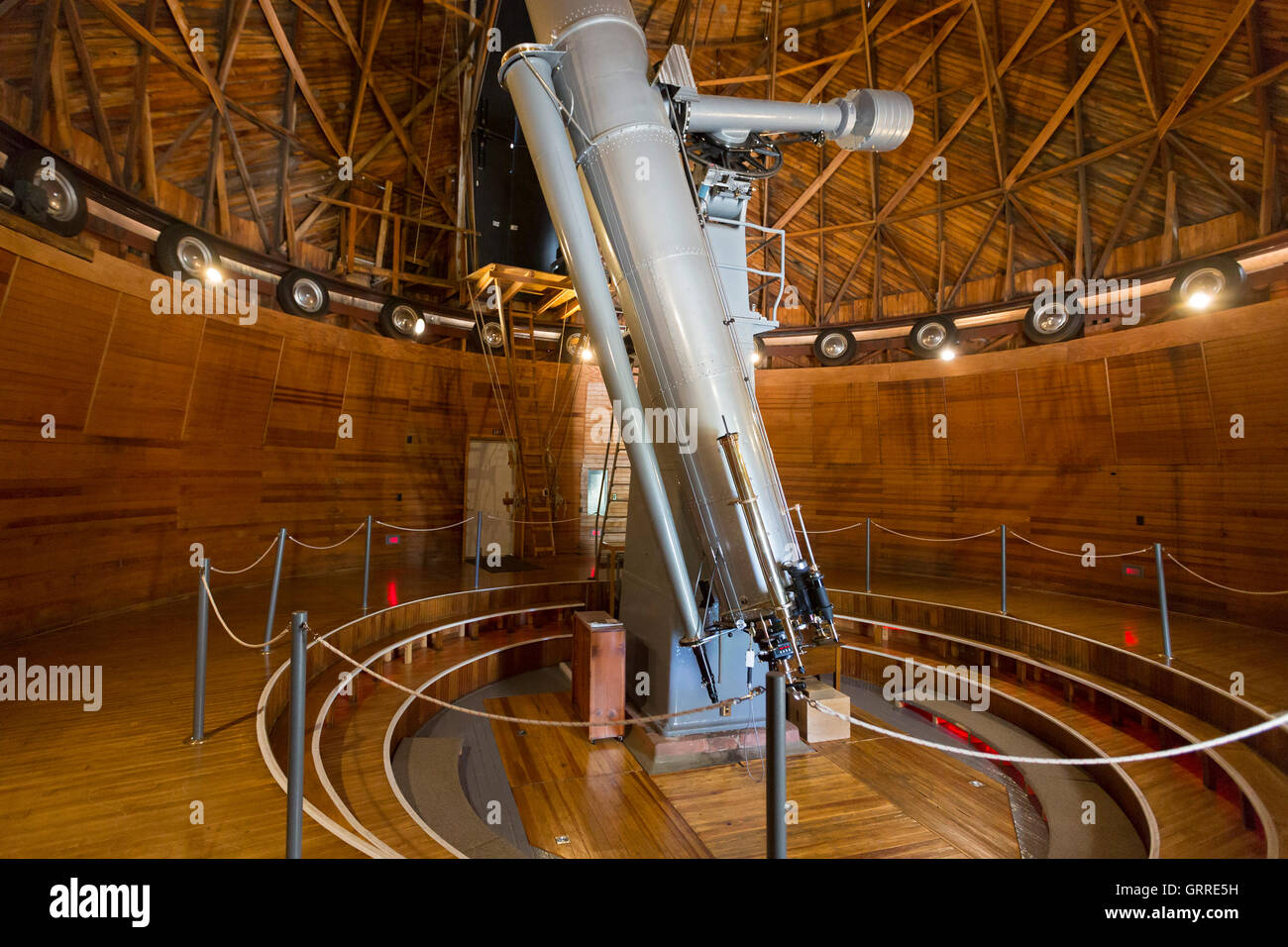 Flagstaff, Arizona - The Clark Telescope at the Lowell Observatory. Stock Photo