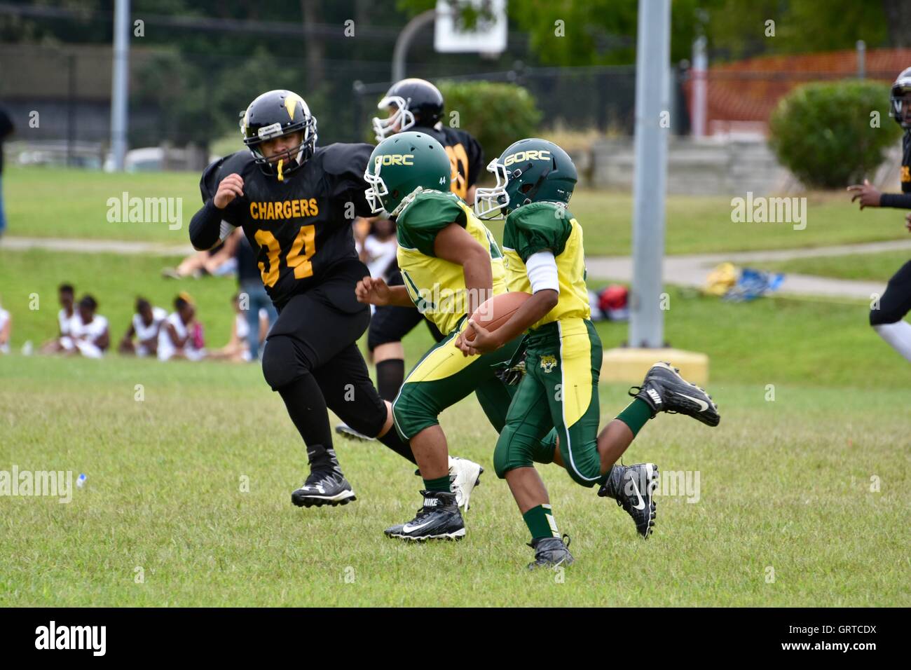 Youth football players Stock Photo Alamy