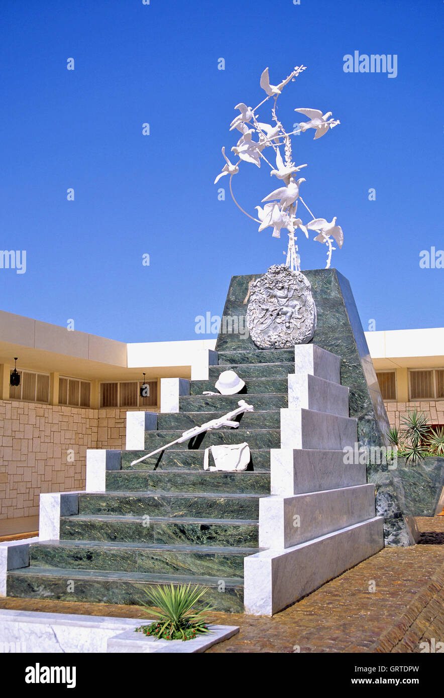 War Memorial, El Alamein, Lower Egypt Stock Photo