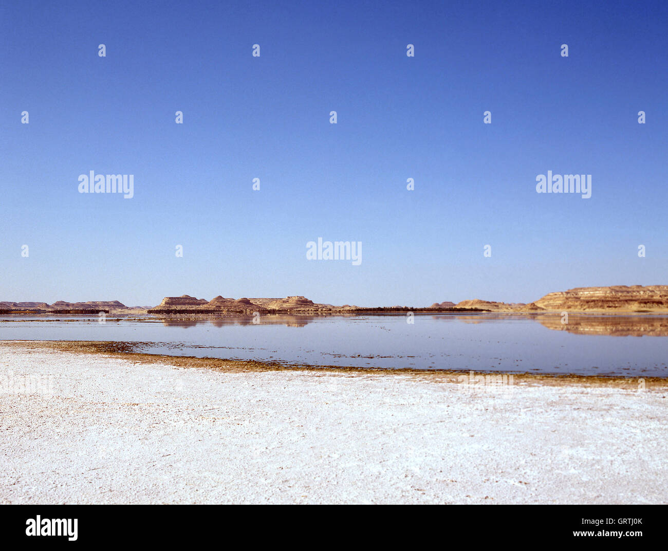 Salt Lake, Siwa Oasis, Western Egypt Stock Photo Alamy