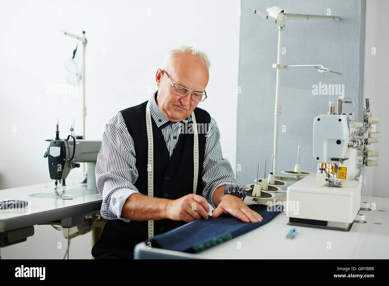 Small tailoring business Stock Photo Alamy