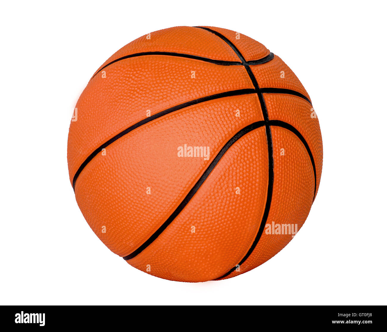 Basketball ball over white background. Stock Photo