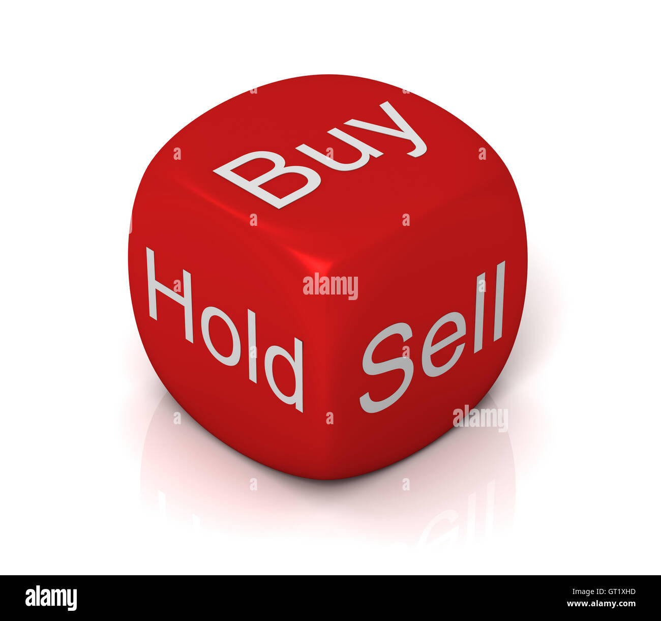 buy sell hold cube concept 3d illustration Stock Photo Alamy