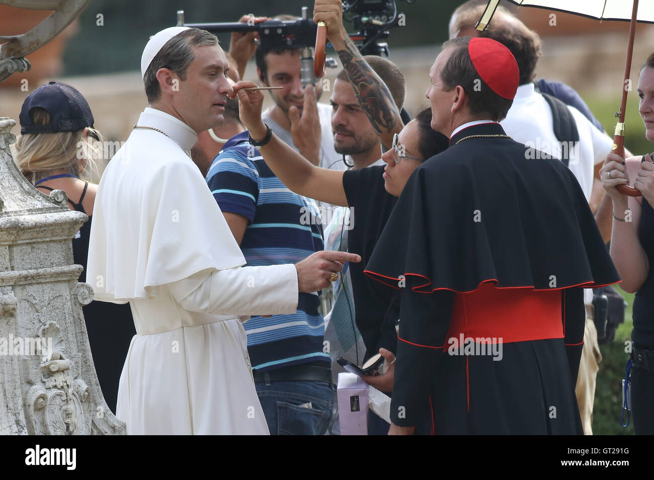 set film Young pope Stock Photo - Alamy