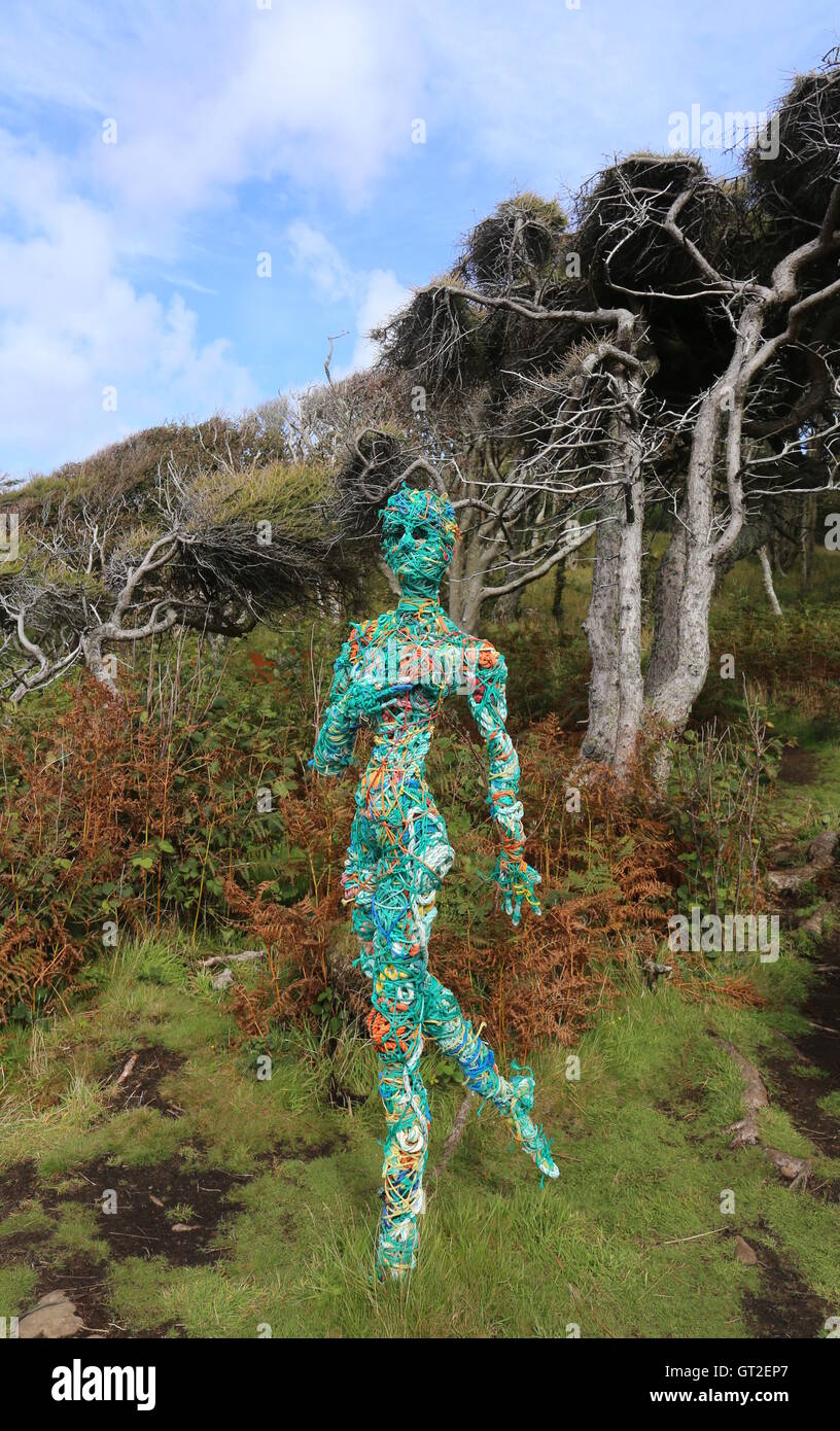 Calgary Art in nature Isle of Mull Scotland September 2016 Stock Photo