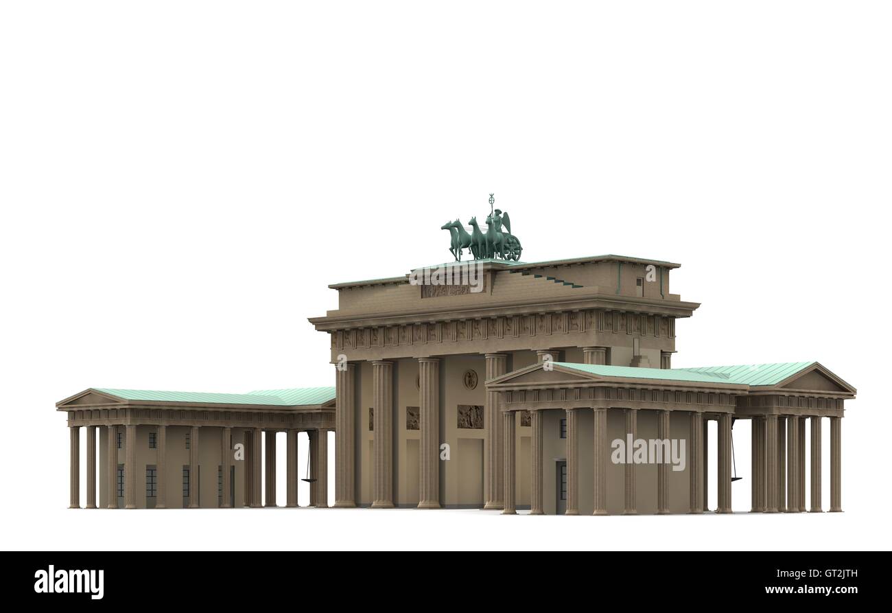 Brandenburg Gate 2 Stock Photo