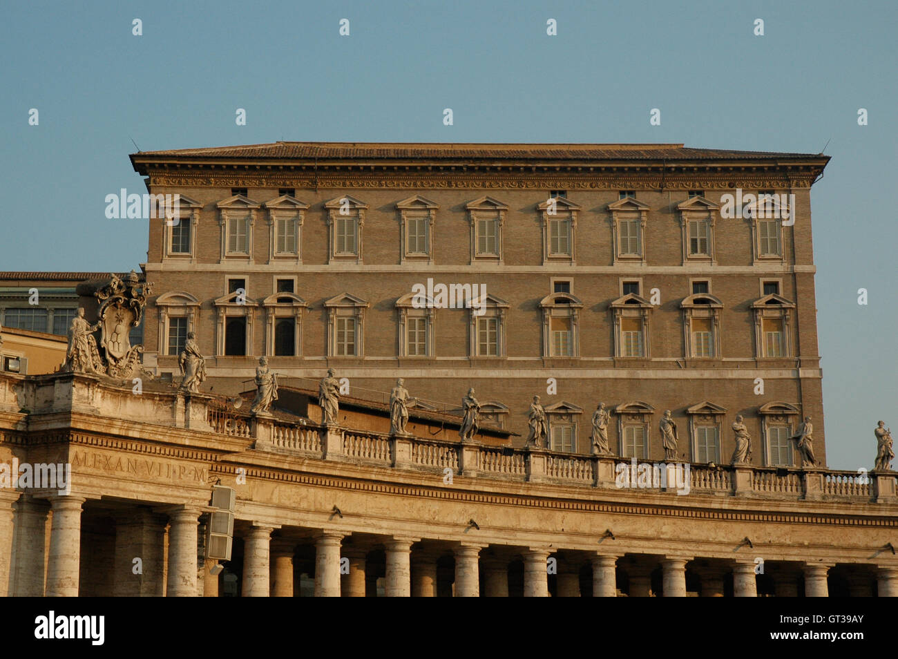 Apostolic Palace, Papal apartments Stock Photo