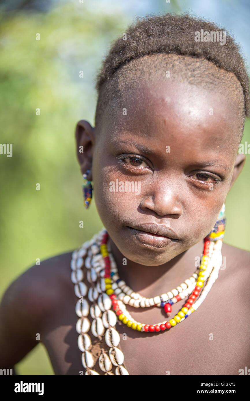 Portrait of Hamer tribe, Turmi, Omo Valley - Ethiopia Stock Photo - Alamy