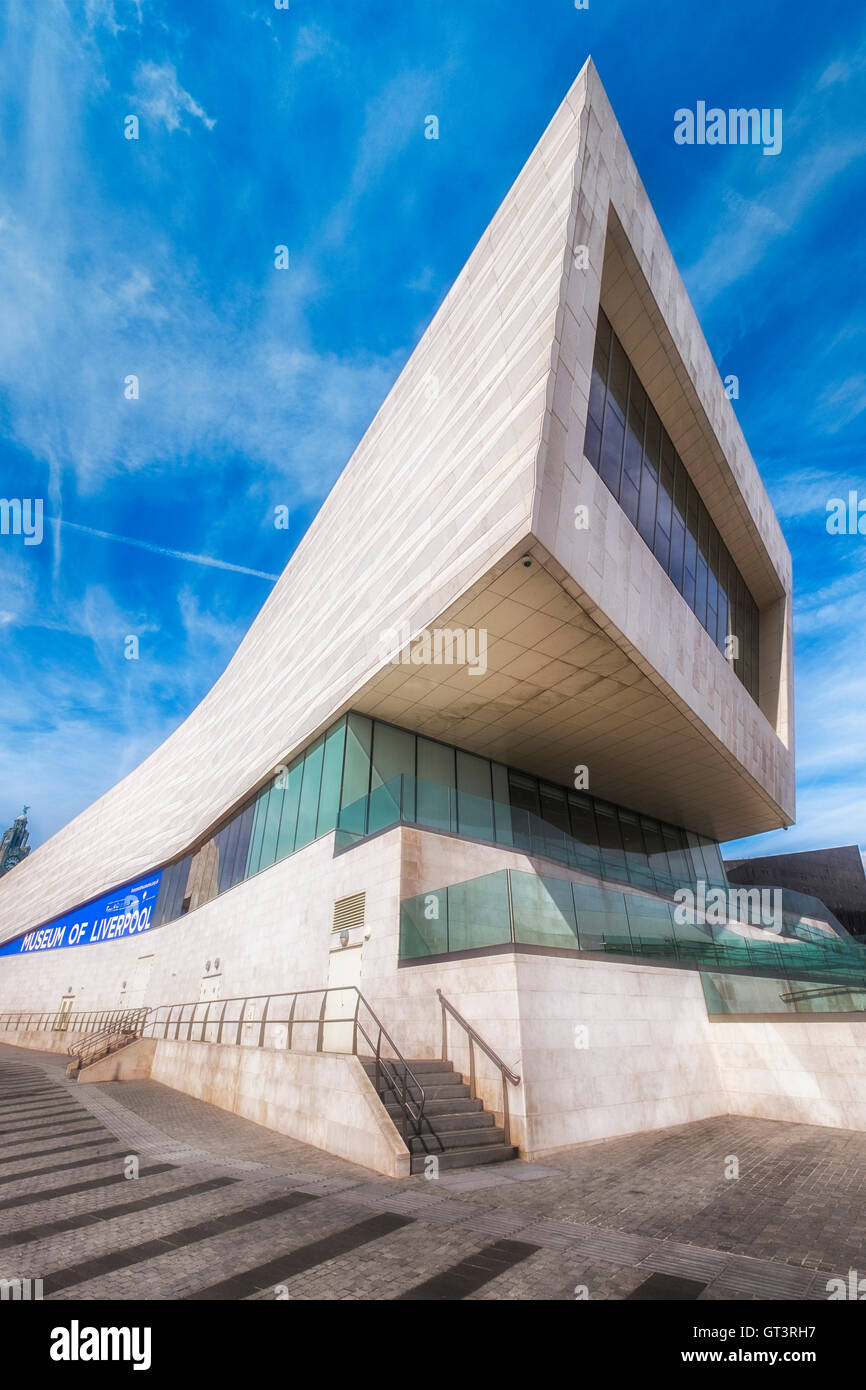 Museum  of Liverpool designed by 3XN architects. Pier Head Liverpool Stock Photo