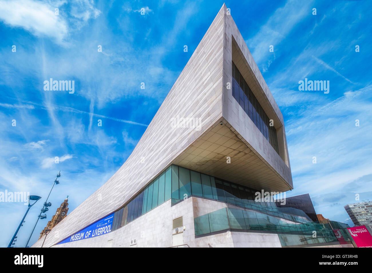 Museum  of Liverpool designed by 3XN architects. Pier Head Liverpool Stock Photo