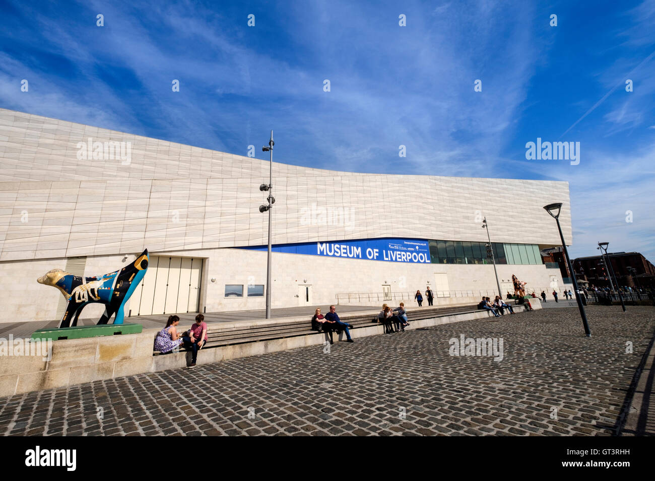 Museum  of Liverpool designed by 3XN architects. Pier Head Liverpool Stock Photo