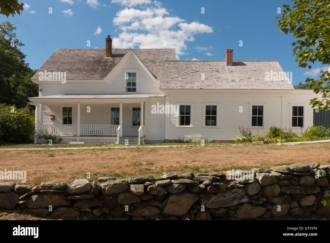 Robert Frost farm Derry New Hampshire Stock Photo Alamy