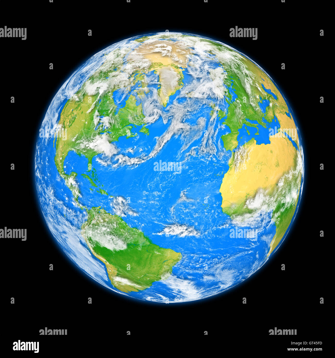 Illustration earth map hi-res stock photography and images - Alamy