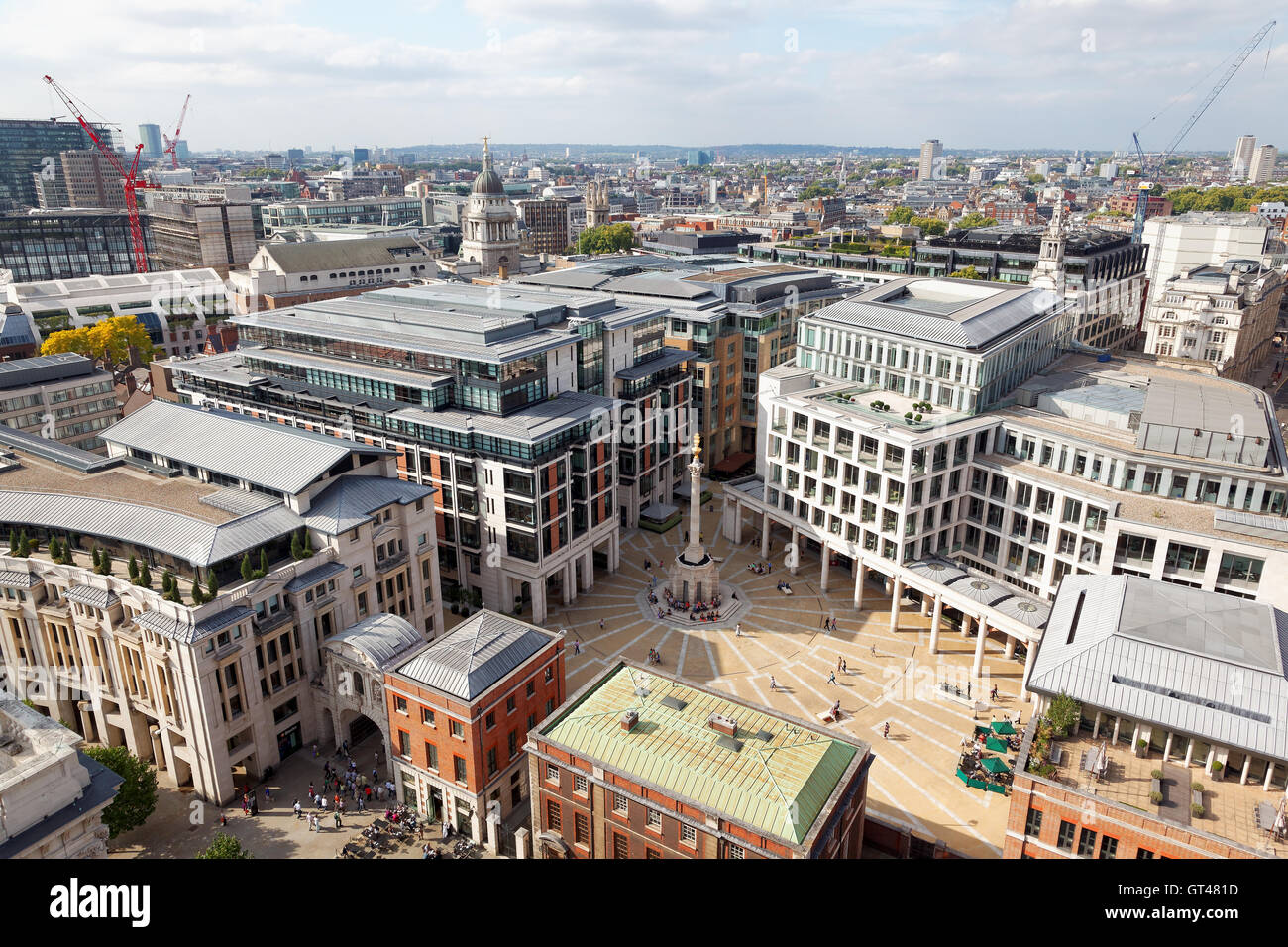 Aerial view of london old street hi-res stock photography and images ...