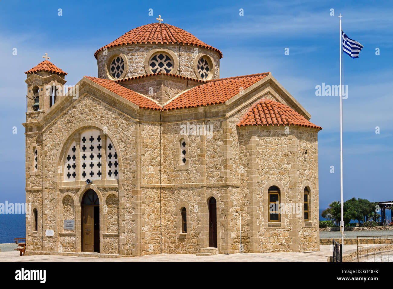 Church Agios Georgios Cyprus Stock Photo