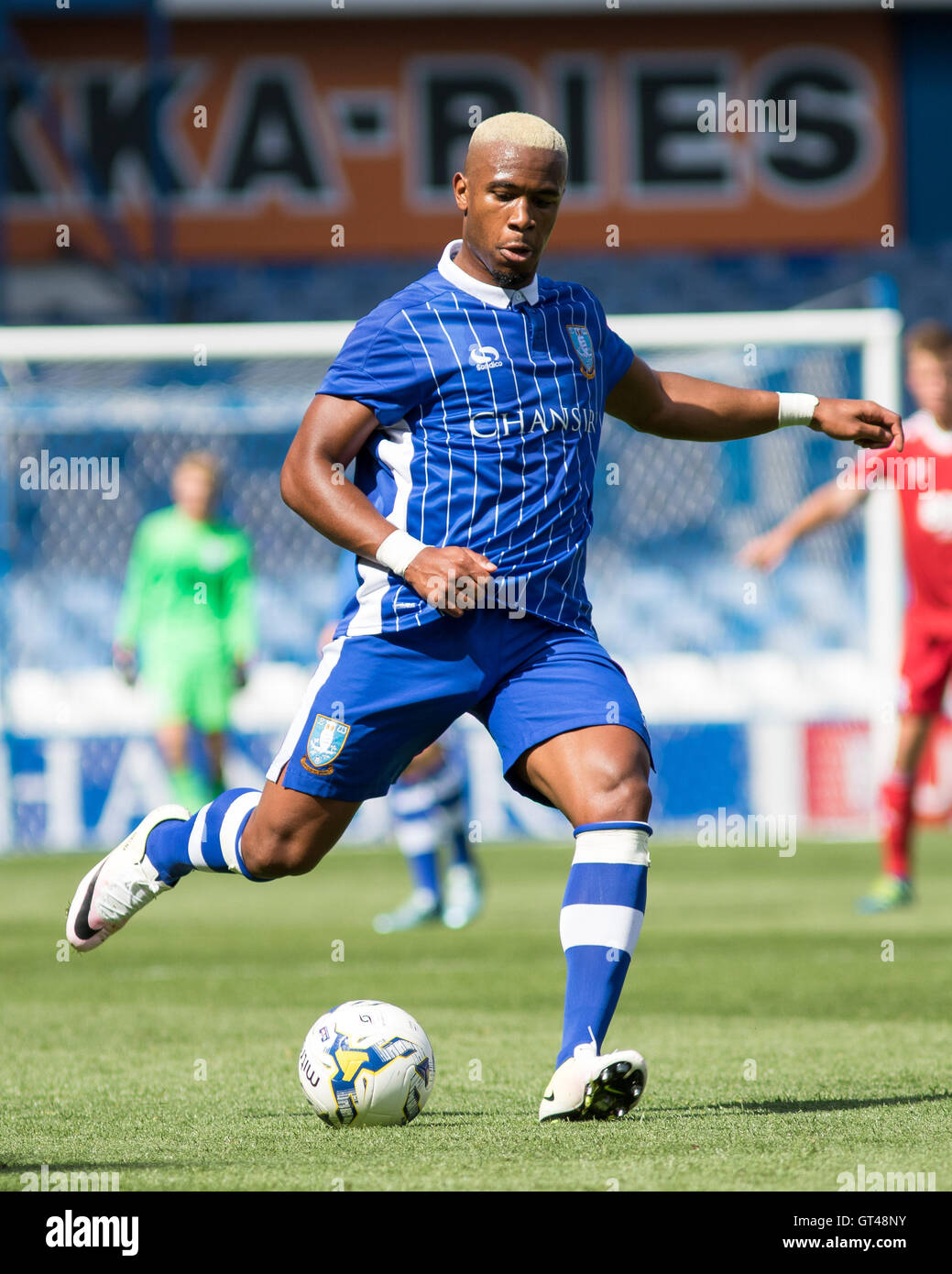 Claude Dielna playing for Sheffield Wednesday in PL2 Stock Photo