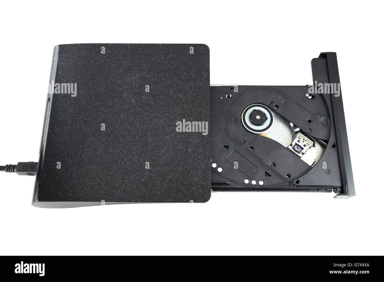 Portable Cd/Dvd external drive Stock Photo Alamy
