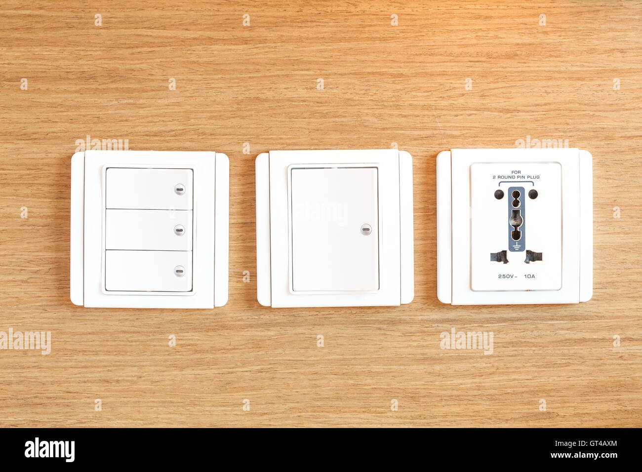 Socket and switches Stock Photo Alamy