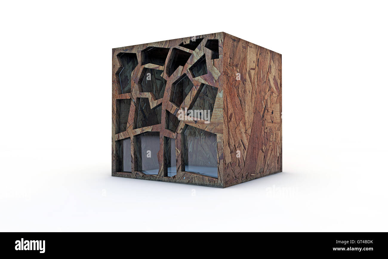 Cube sculpture hi-res stock photography and images - Alamy