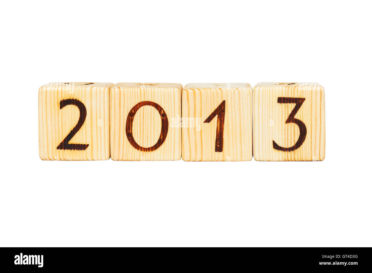Wooden figure 2013 Stock Photo - Alamy