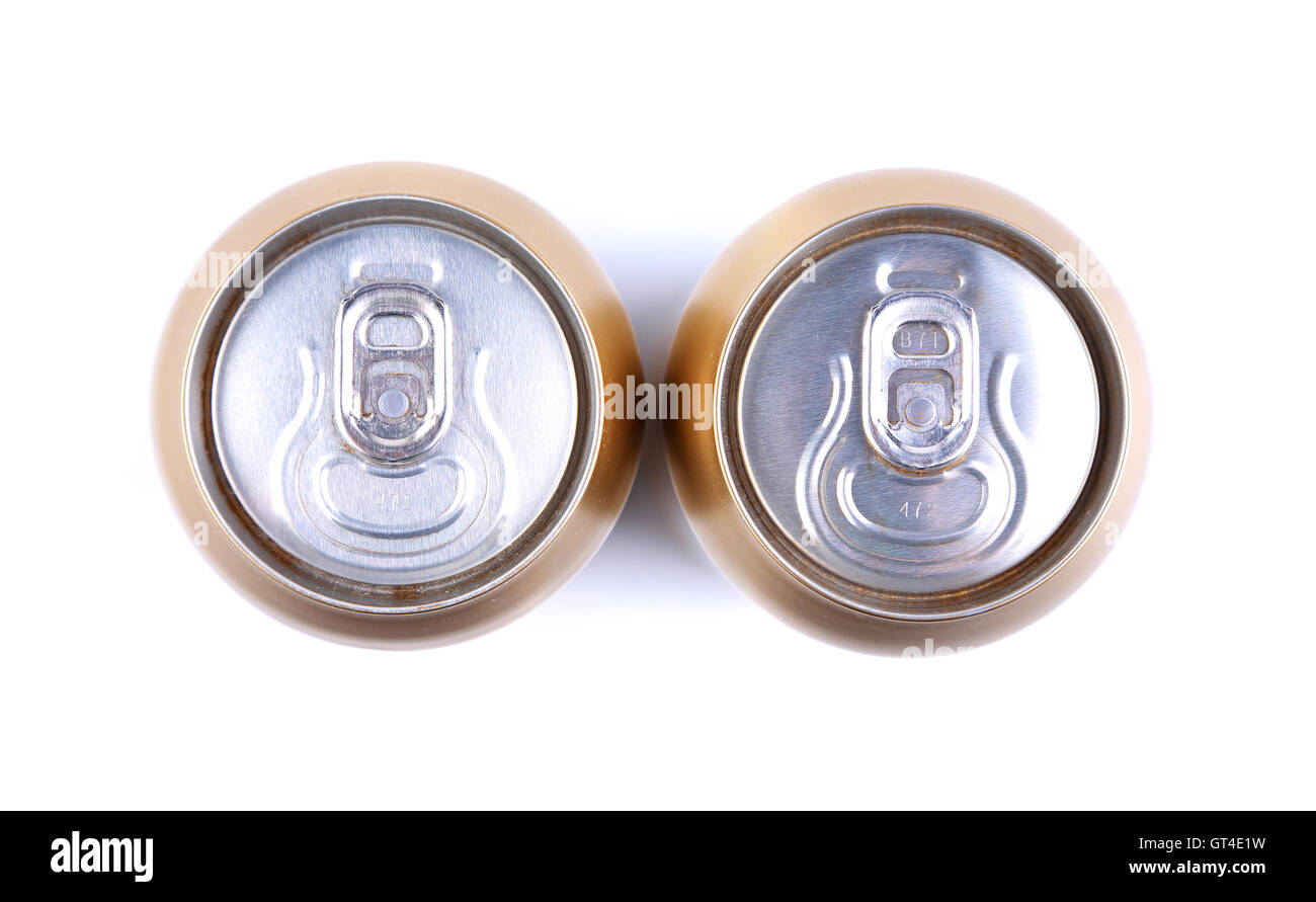 aluminum cola can, view from the top Stock Photo - Alamy