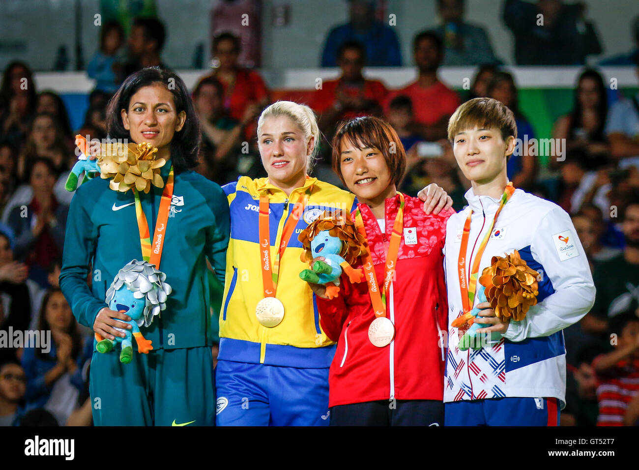 Rio De Janeiro, Brazil. 09th Sep, 2016. Gold Inna Cherniak (UKR