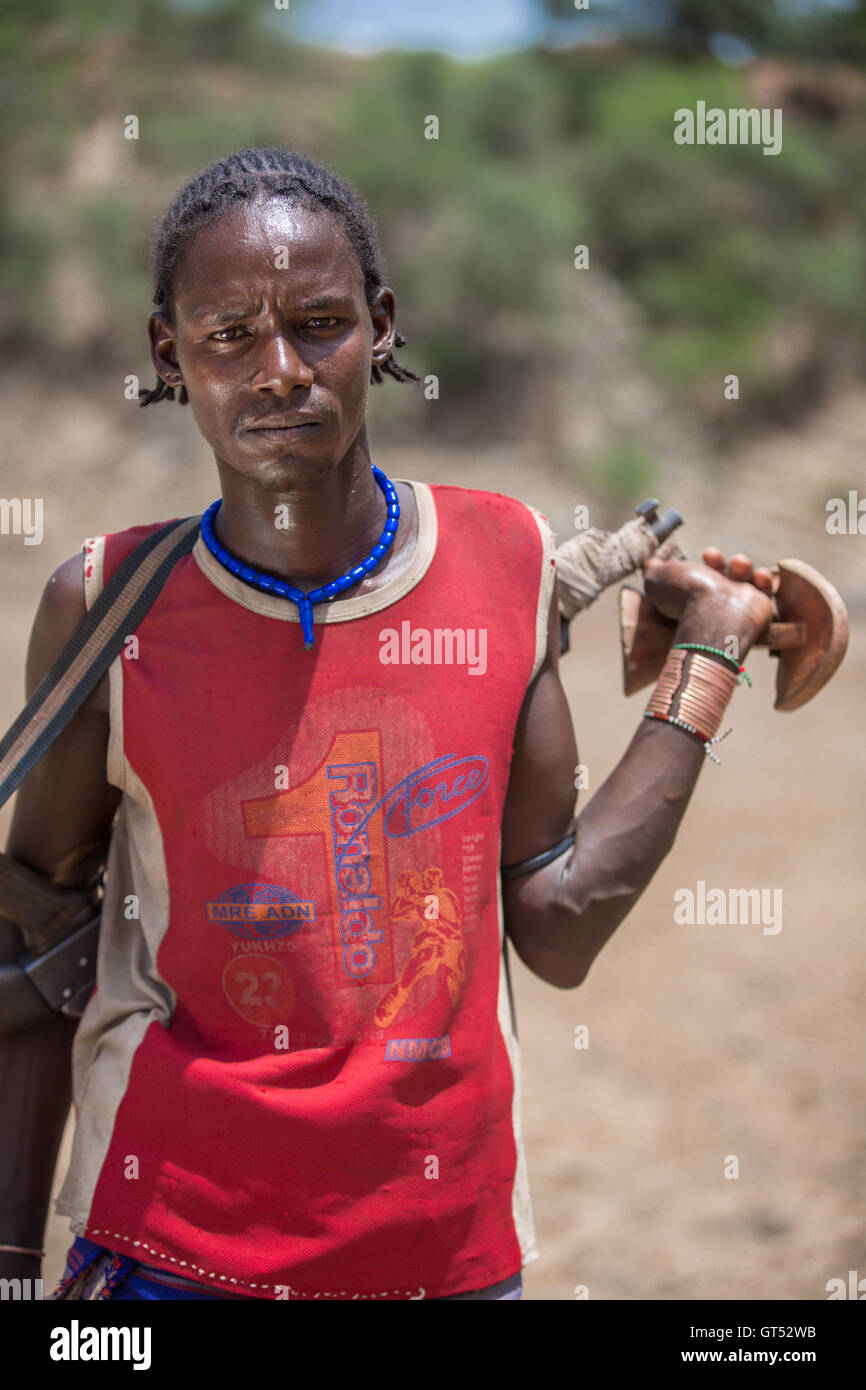 Portrait of Hamer tribe, Turmi, Omo Valley - Ethiopia Stock Photo - Alamy