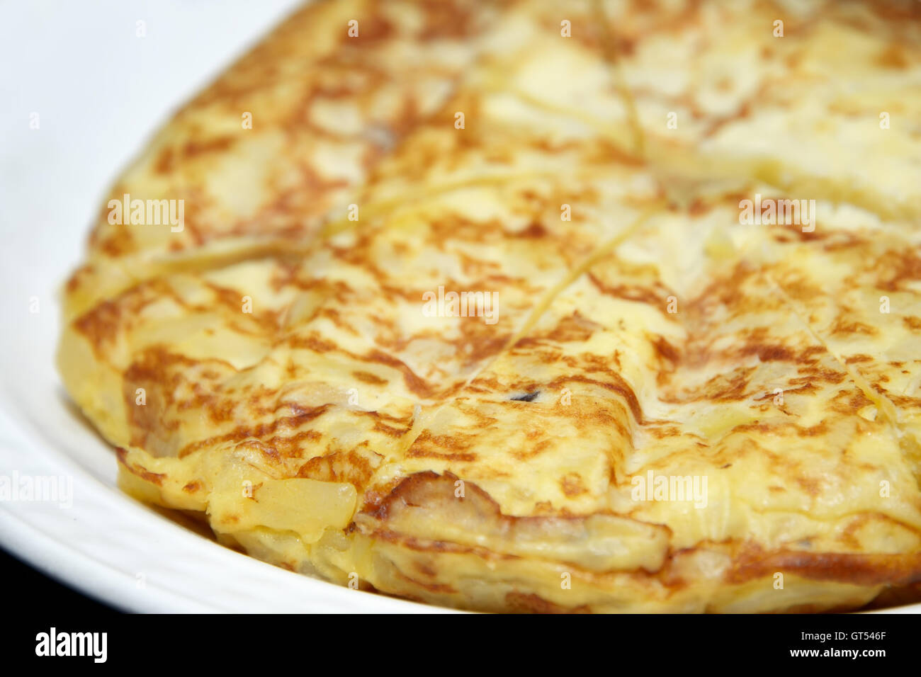 Spanish omelette with vegetables Stock Photo Alamy