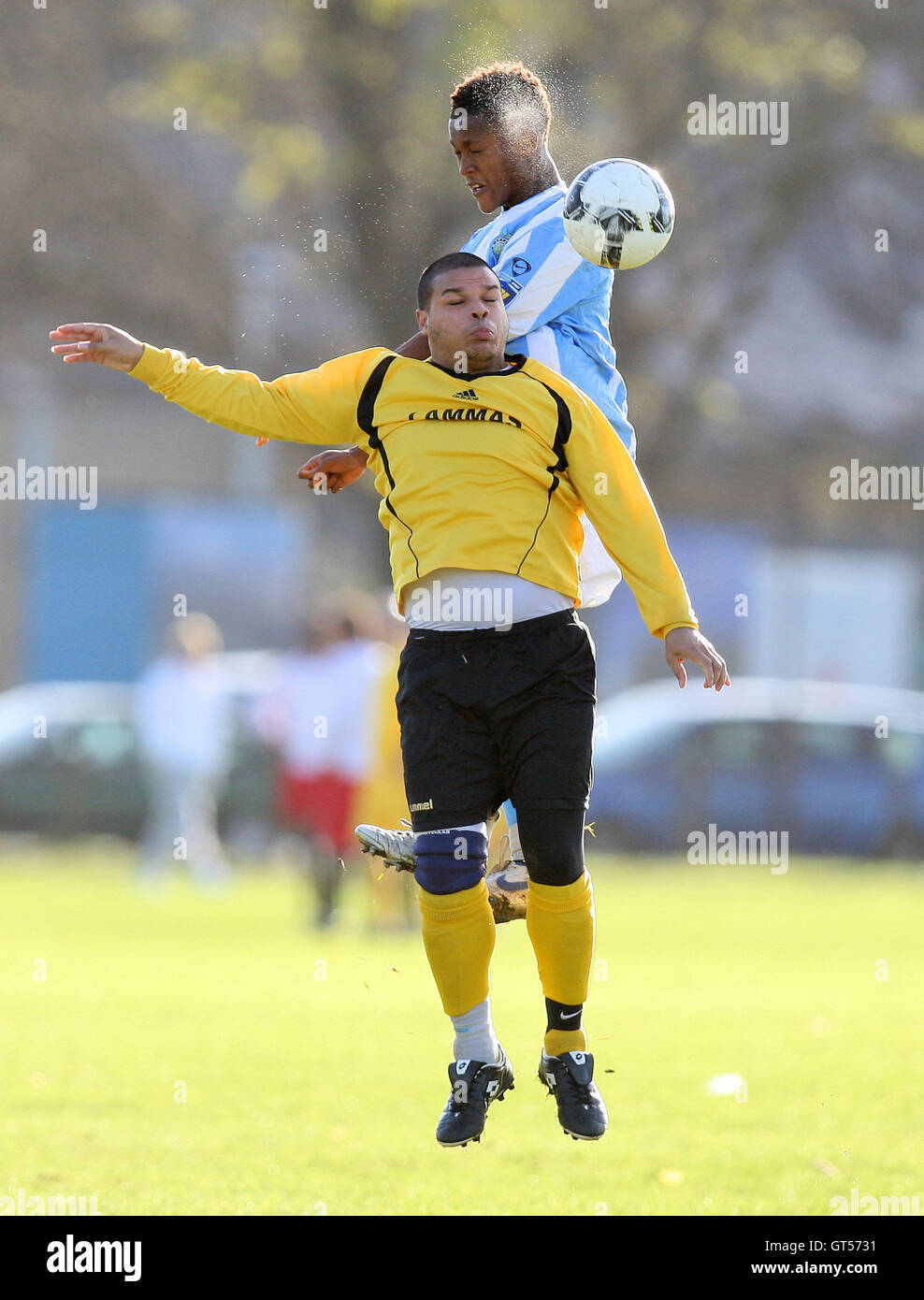 Clapton Rangers (light blue/white) vs Lammas - Hackney & Leyton League ...