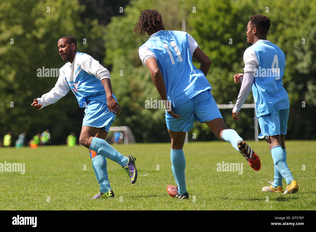 Clapton Rangers score their third goal and celebrate - Clapton Rangers ...