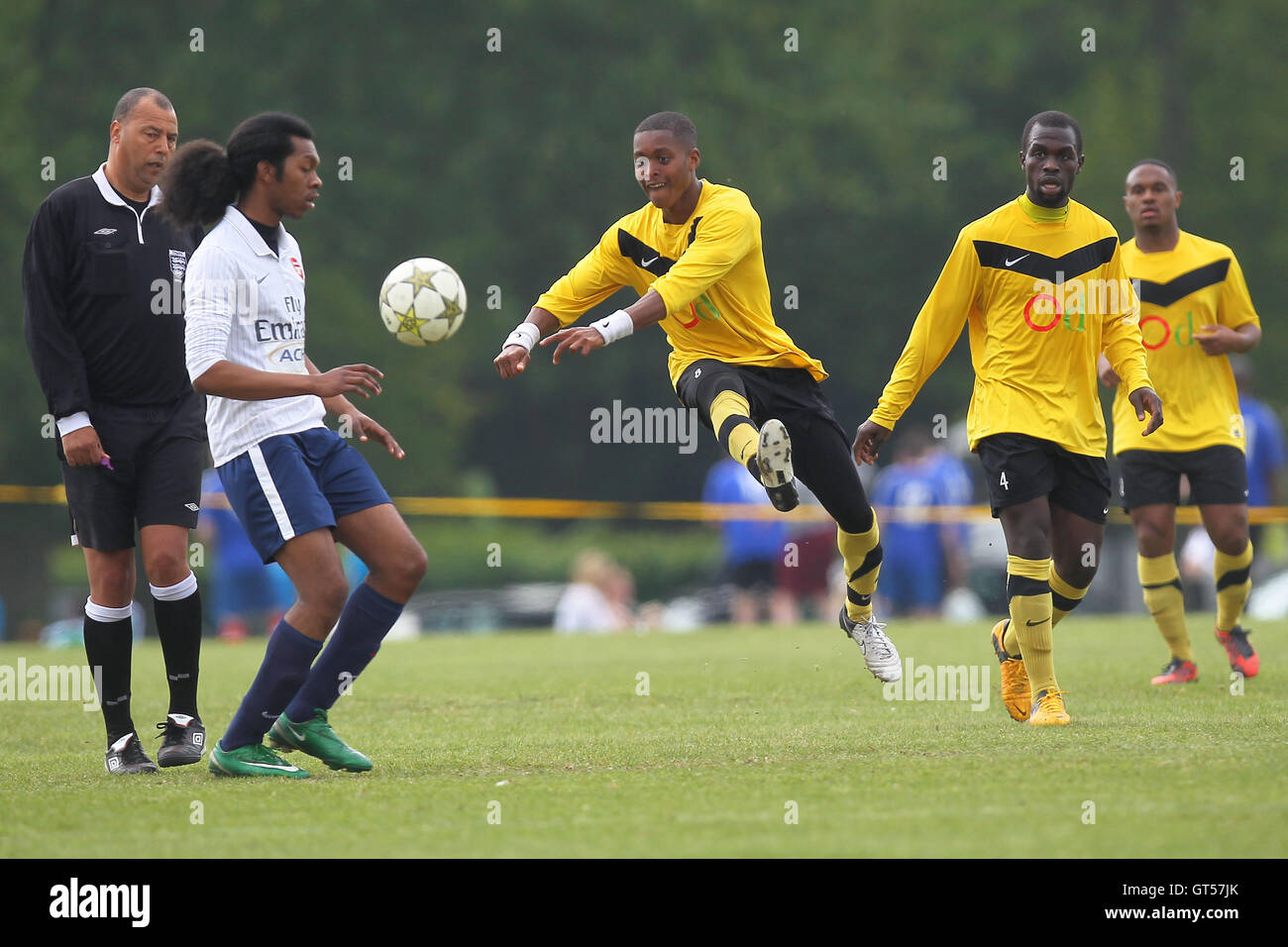 Clapton Rangers (yellow/black) vs Mustard - Hackney & Leyton Sunday ...
