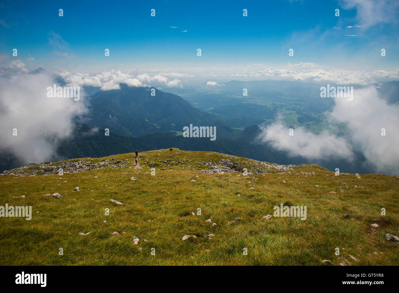 Stol mountain, Karavanke, Slovenia Stock Photo