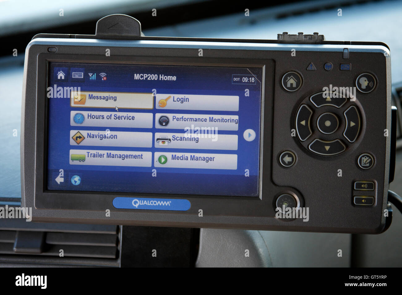 computer on truck Stock Photo Alamy