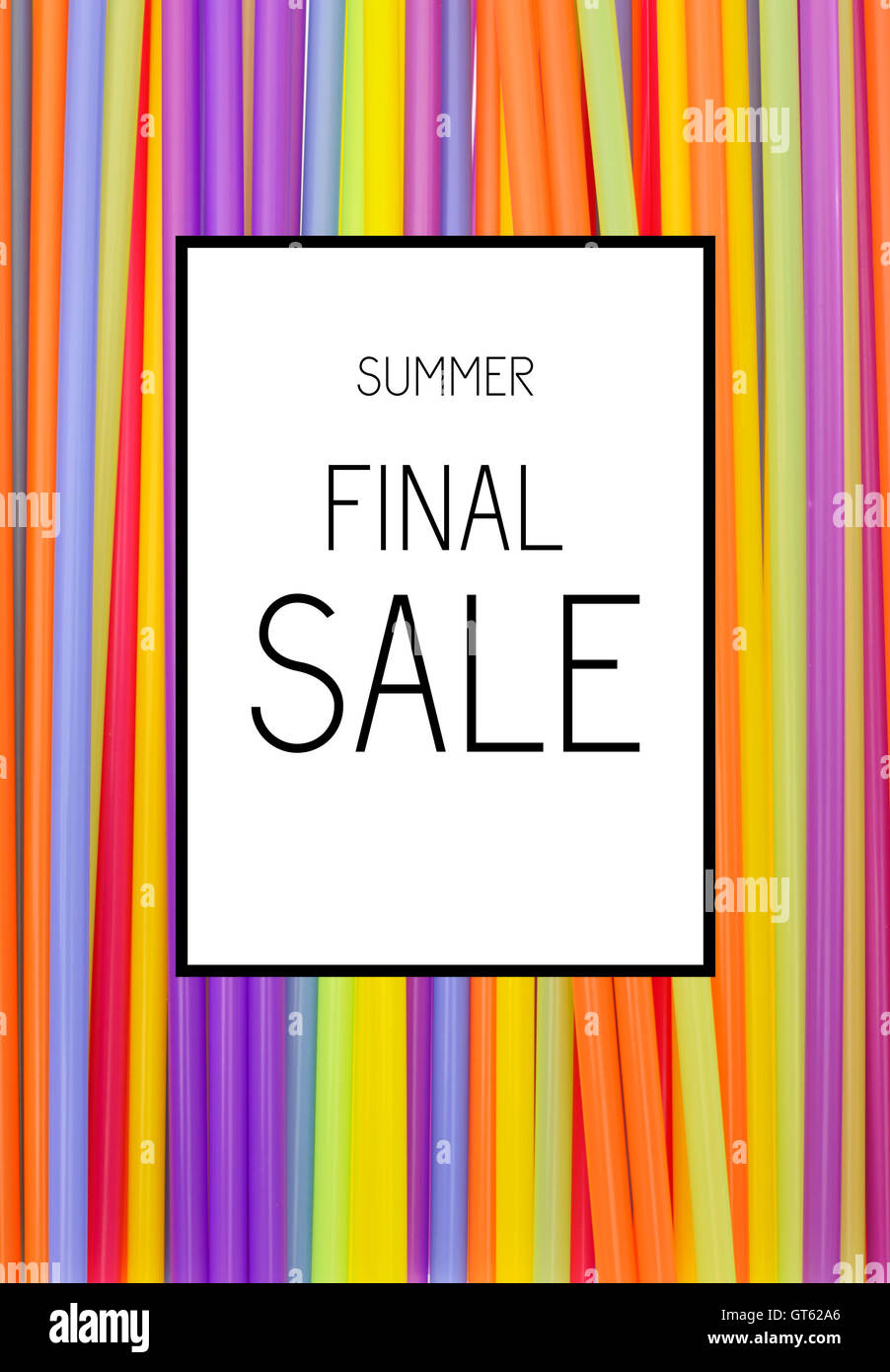 Final Summer Sale Poster Background Stock Photo - Alamy