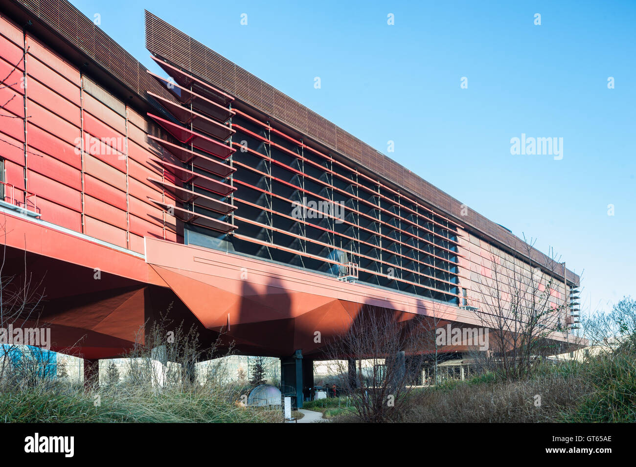 France, Paris, museé du quai Branly Stock Photo