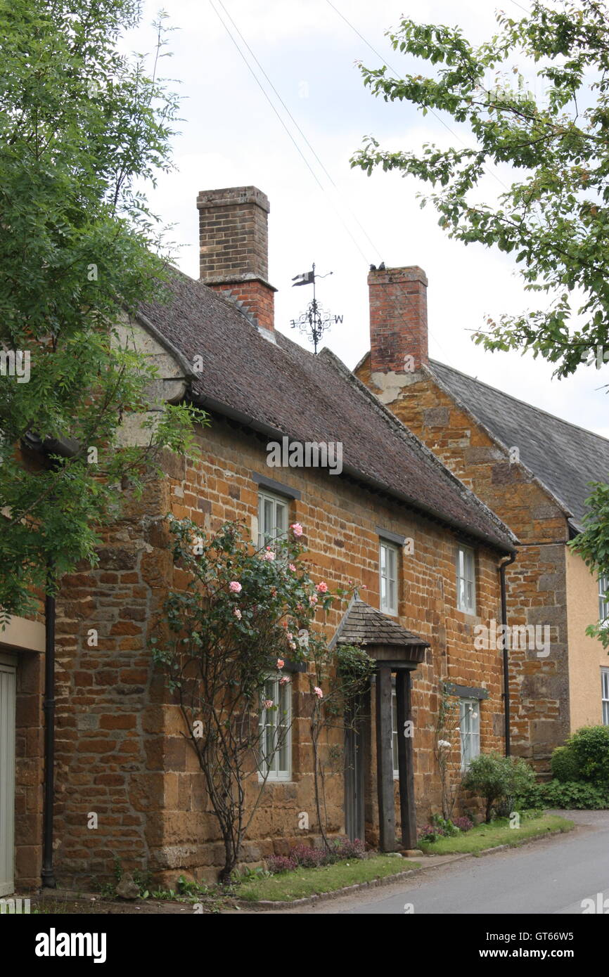 Village Houses in Lyddington, Rutland, England Stock Photo Alamy