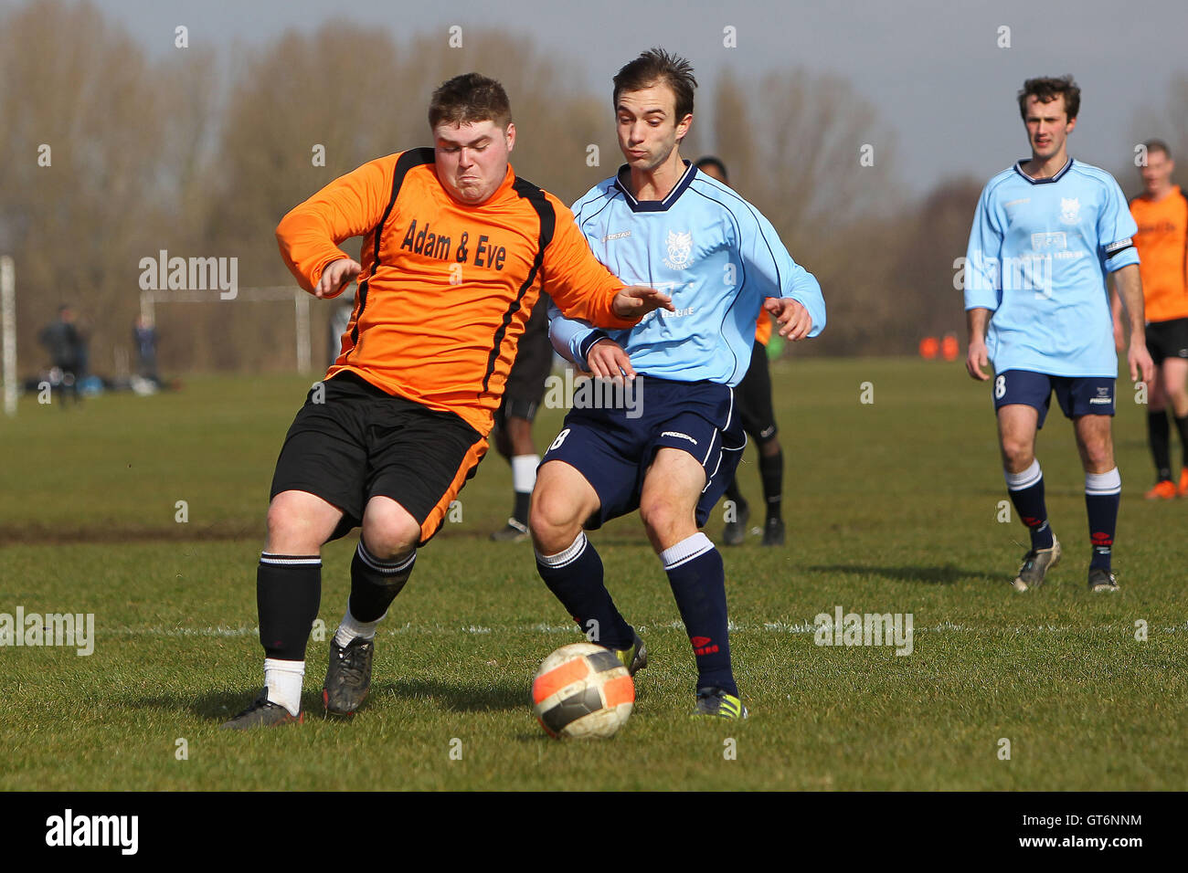 Phoenix (blue) vs Adam & Eve - Hackney & Leyton Sunday League Football ...