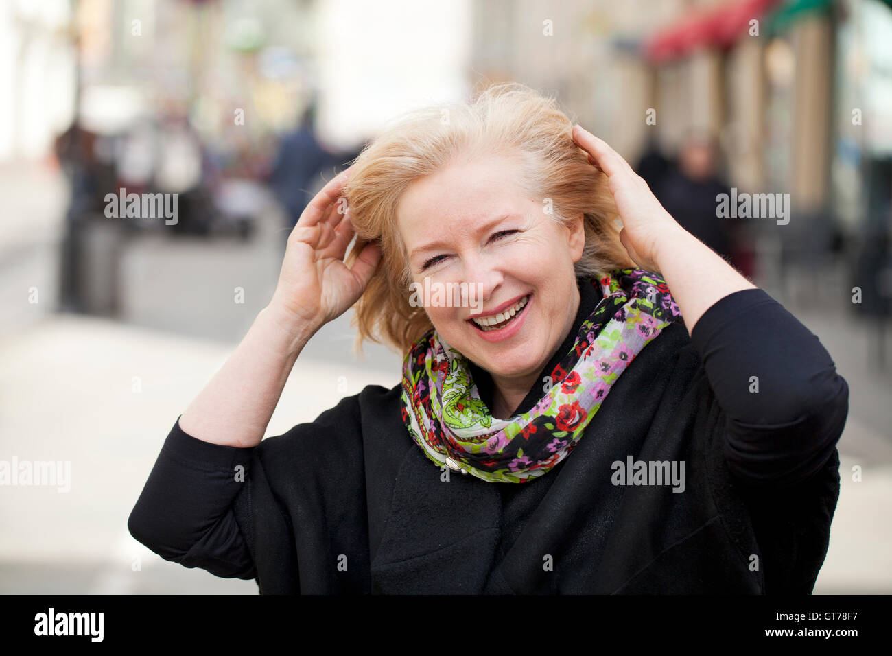 Russian woman portrait 50 years hi-res stock photography and images - Alamy
