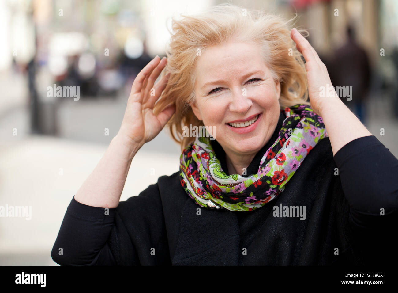 Russian woman portrait 50 years hi-res stock photography and images - Alamy