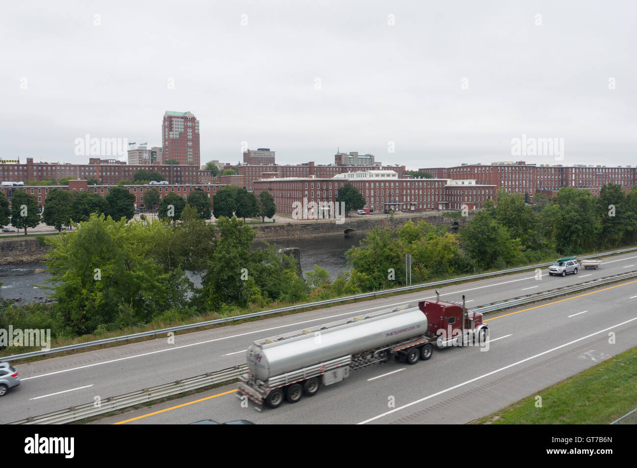 manufacturing mills Manchester NH Stock Photo Alamy