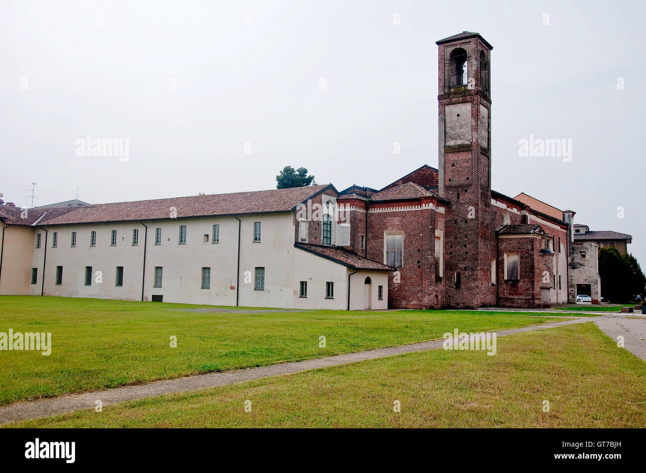Convent of the announced , located at abbiategrasso a country closest to milan Stock Photo